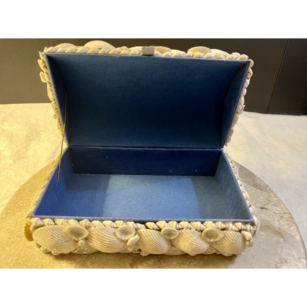Philippine Seashell Sailor Valentine Jewelry Box Excellent Condition - Picture 3 of 5